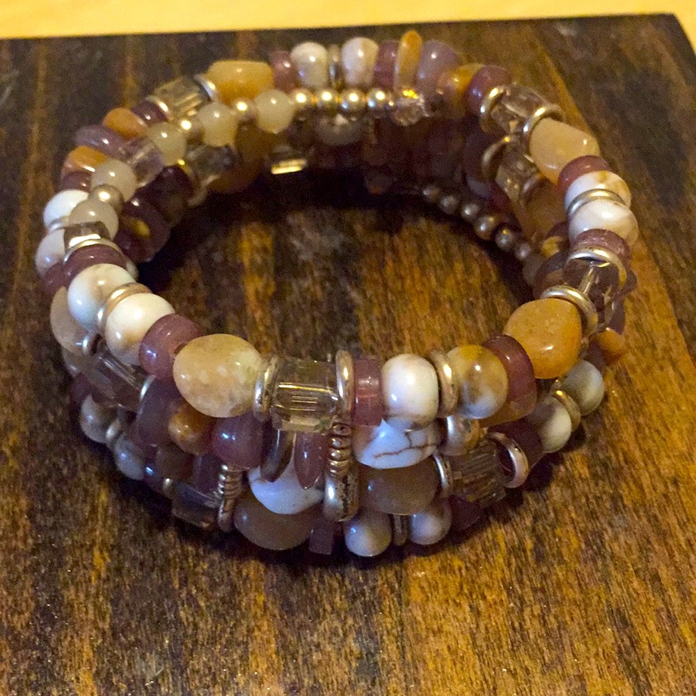 Earth tones and stones Bracelet